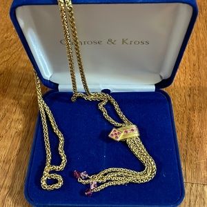 Jackie Kennedy Gold chain necklace 18 inches